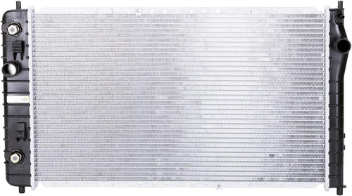 2518 Compatible with Chevrolet/Pontiac 1-Row Plastic Aluminum Replacement Radiator