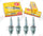 NGK BR8ES "STANDARD" Plug Spark Plugs 5422 (Set of 4)