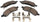 GM Genuine Parts 171-1067 Front Disc Brake Pad Set with Clips