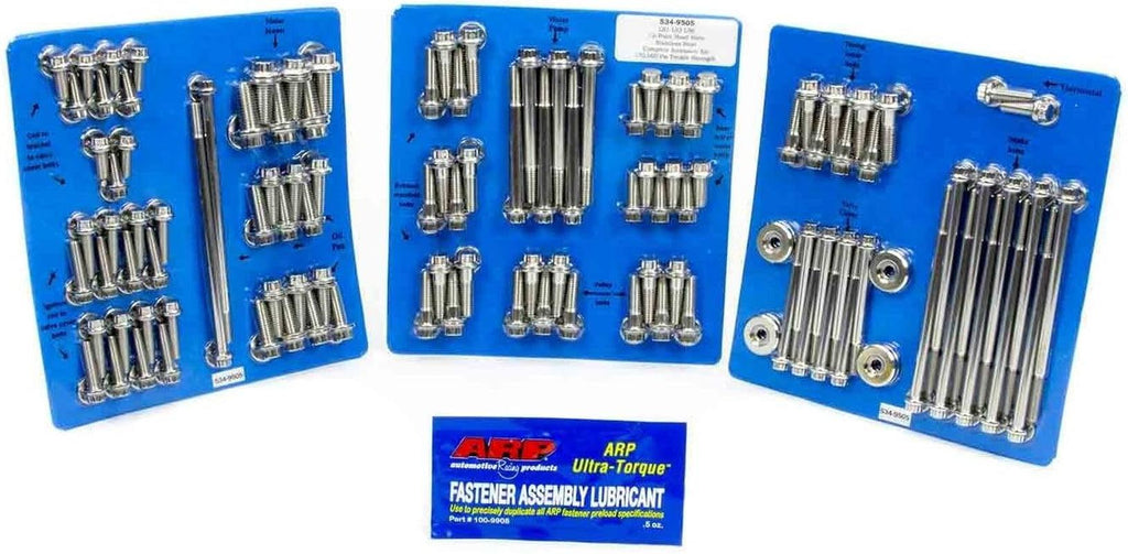 534-9505 12-Point Stainless Steel Complete Engine Fastener Kit for GM LS