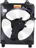 610970 Cooling Fan Assembly Compatible with 2006-2011 Honda Civic , Black