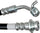 Professional 18J4123 Rear Passenger Side Hydraulic Brake Hose Assembly