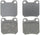 Silver 14D709AC Ceramic Rear Disc Brake Pad Set