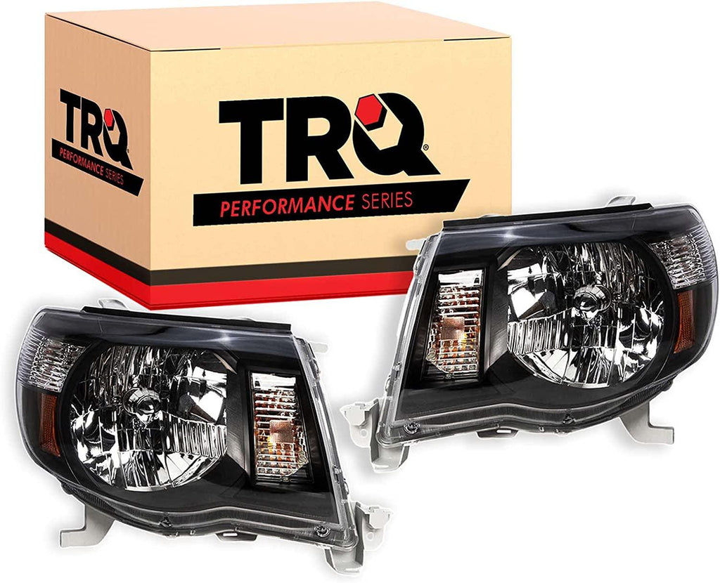 Performance Headlight Set Black for 05-11 Tacoma Pickup Truck