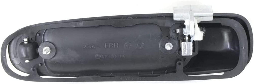 for Chrysler Aspen Exterior Door Handle Front, Passenger Side Smooth Black Bezel W/Chrome Lever 2007 2008 2009 | Trim: All Submodels | CH1311139 | 1EH581XRAA