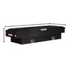 62.5 In. Gloss Black Aluminum Compact Truck Tool Box