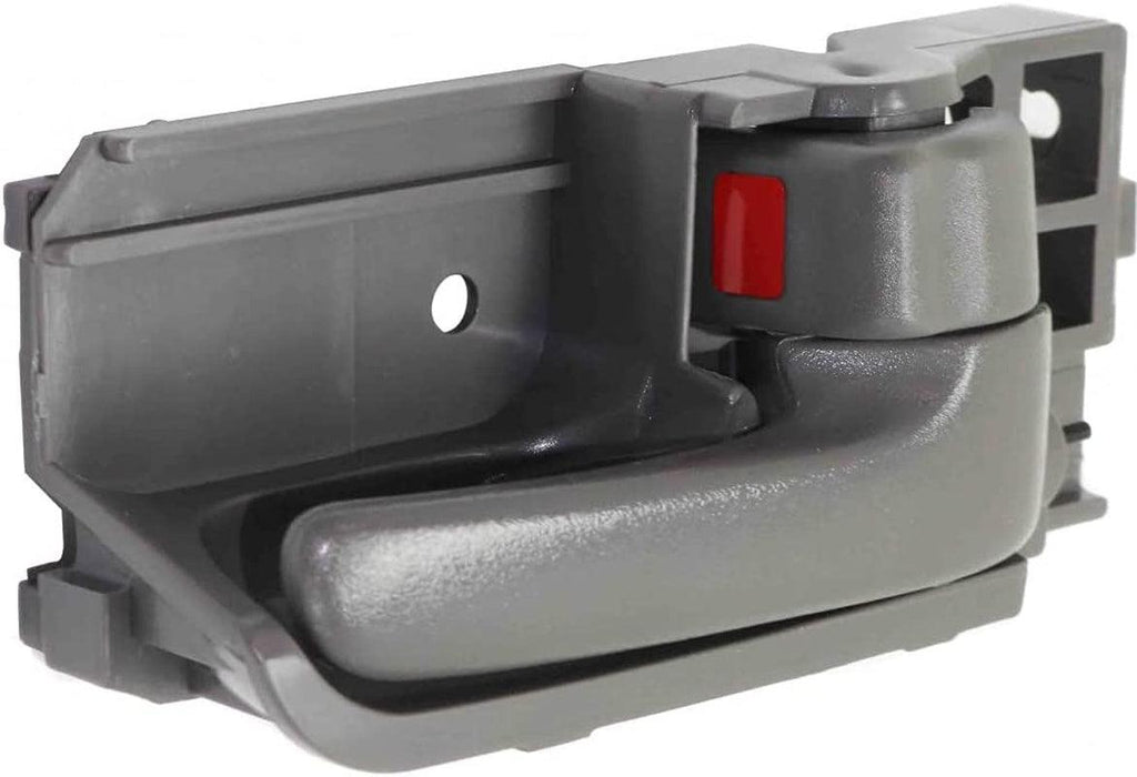 for Toyota Tacoma Interior Door Handle Front, Passenger Side Gray (2005-2012) | with Door Lock Button | Trim: Base/Pre Runner/X-Runner | TO1353136 | 6920502100B0