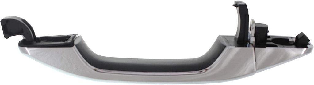 Front and Rear Exterior Door Handle Set of 4 Compatible with 2014-2018 Chevrolet Silverado 1500 and GMC Sierra 1500 Chrome Driver and Passenger Side