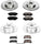 K2776 Front and Rear Z23 Carbon Fiber Brake Pads with Drilled & Slotted Brake Rotors Kit