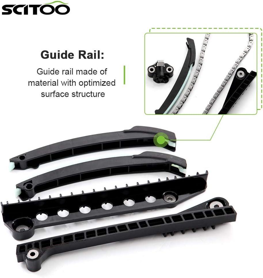 TS20391 9-4201S 9-4202S Engine Timing Chain Kit Sets Replaces for Ford for Lincoln Expedition F-150 F-250 Super Duty F-350 Super Duty Navigator Mark LT 5.4L