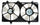 FS Dual Radiator and Condenser Fan Assembly for Corolla, Prizm 75250