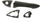 51218243617K Outer Door Handle Kit, Left, Includes Handle, Lock Cover, and Gaskets