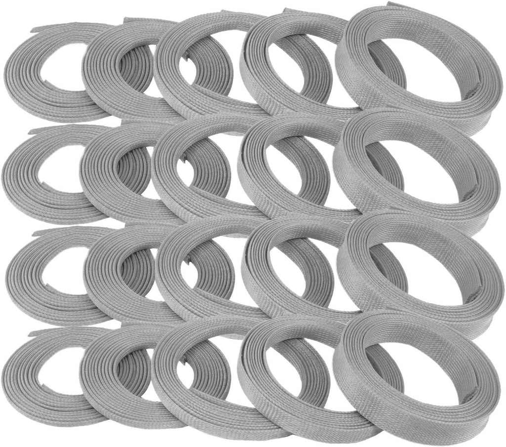 Keep It Clean KICWFAGR0375L200 Wire Loom, 3/8" Tube, 200' Length, Gray