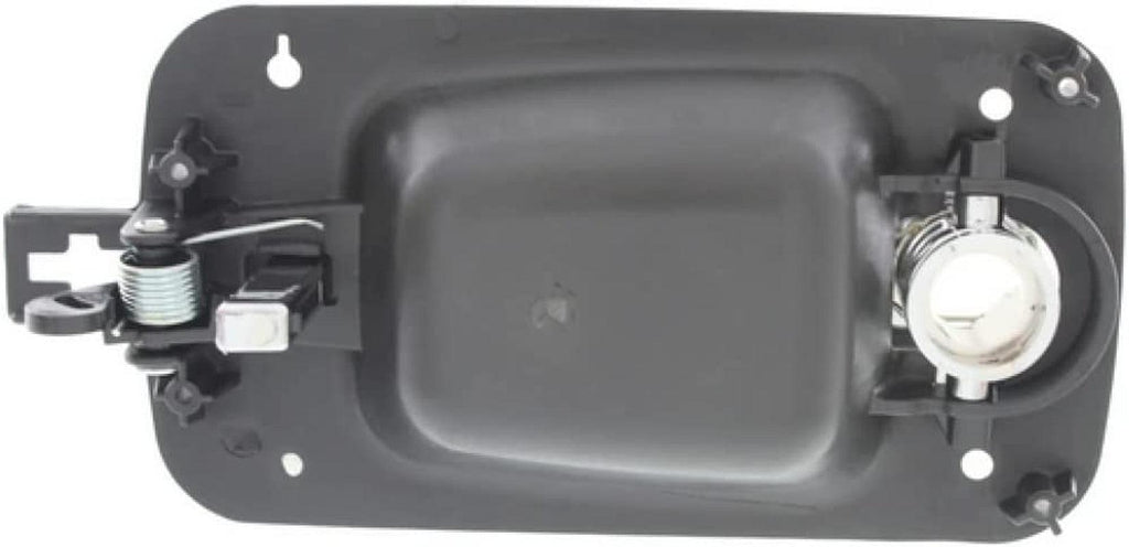 for International RXT Exterior Door Handle Front, Passenger Side Black Bezel with Chrome Lever (2008-2008) | with Key Hole| Trim: Base