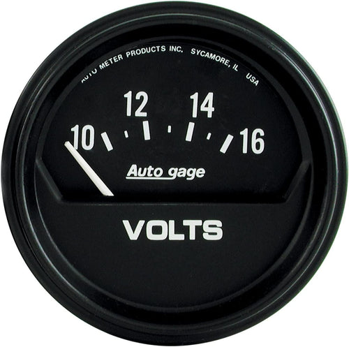 2319 Autogage Electric Voltmeter Gauge, 2.625 In.