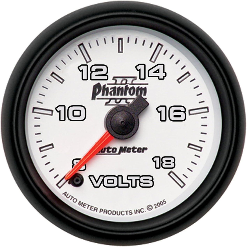 7591 Phantom II 2-1/16" 8-18 Volts Voltmeter Gauge