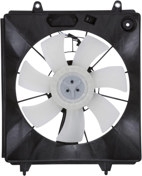 610820 Cooling Fan Assembly Compatible with 2007-2009 Honda CRV , Black