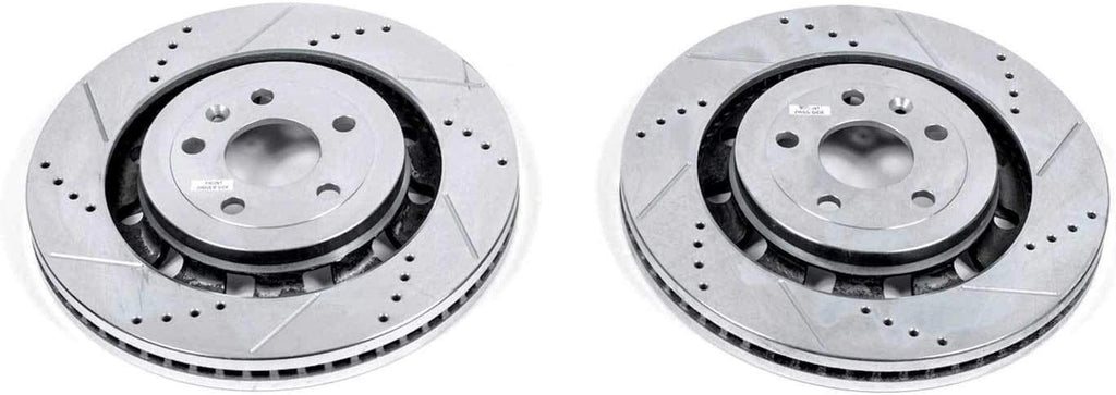 AR85141XPR Front Evolution Drilled & Slotted Rotor Pair