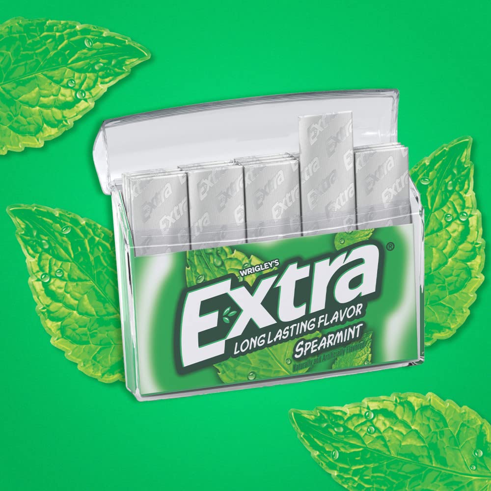 Extra Spearmint Sugar Free Chewing Gum Bulk Pack, 35 Count (6 Pack)