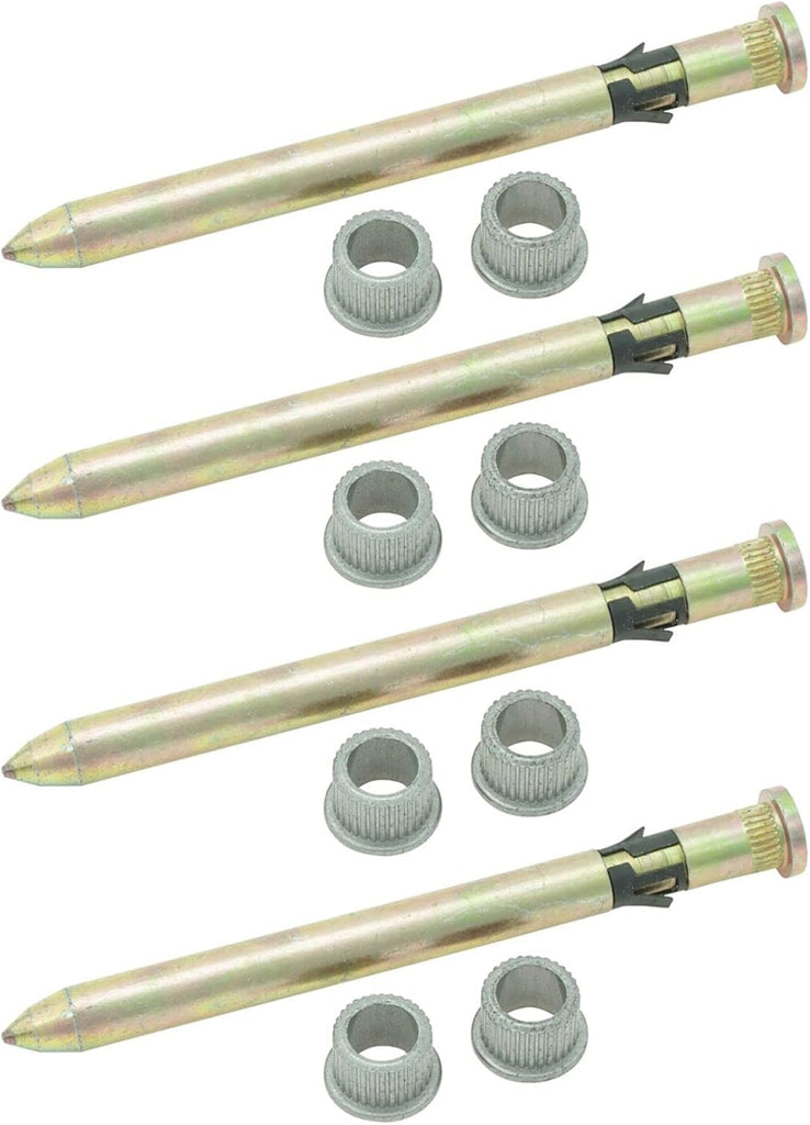 Upper or Lower Door Hinge Pin & Bushing 12 Pc Kit Compatible with GM Pickup Truck