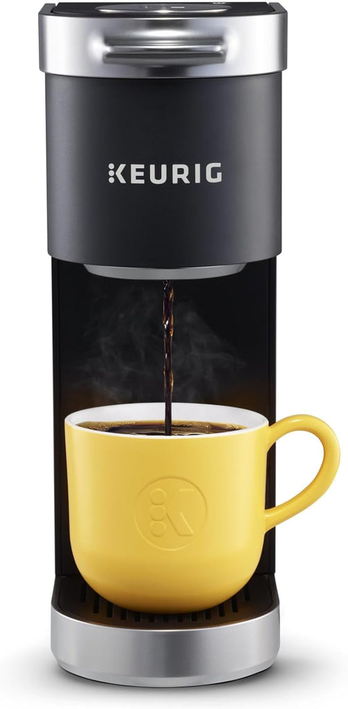Keurig K-Mini Plus Single Serve K-Cup Pod Coffee Maker, with 6 to 12oz Brew Size, Stores up to 9 K-Cup Pods, Travel Mug Friendly, Matte Black