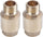 Withstand High Pressure and Temperature Extremes 2X Golden Water Oil Spring 1/2 Inch Thread BSPP Female Male In-Line Non-Return Valve
