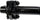 For Lincoln Town Car 1995-2002 Steering Shaft | Lower | Black | Steel | Replacement for F6AZ3B676AA | F7AZ3B676BB