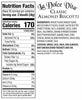 La Dolce Vita Classic Italian Biscotti Almond, 40 Ounce