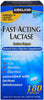 Kirkland Signature Fast Acting Lactase Natural Dairy Digestive Supplement, 180-Count Caplets