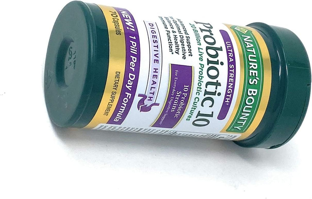 Nature's Bounty Ultra Strength Probiotic 10, 70 Capsules
