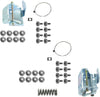 Door Hinge Repair Kit Front Upper Lower Right Side Pair Set Compatible with Chevy GMC