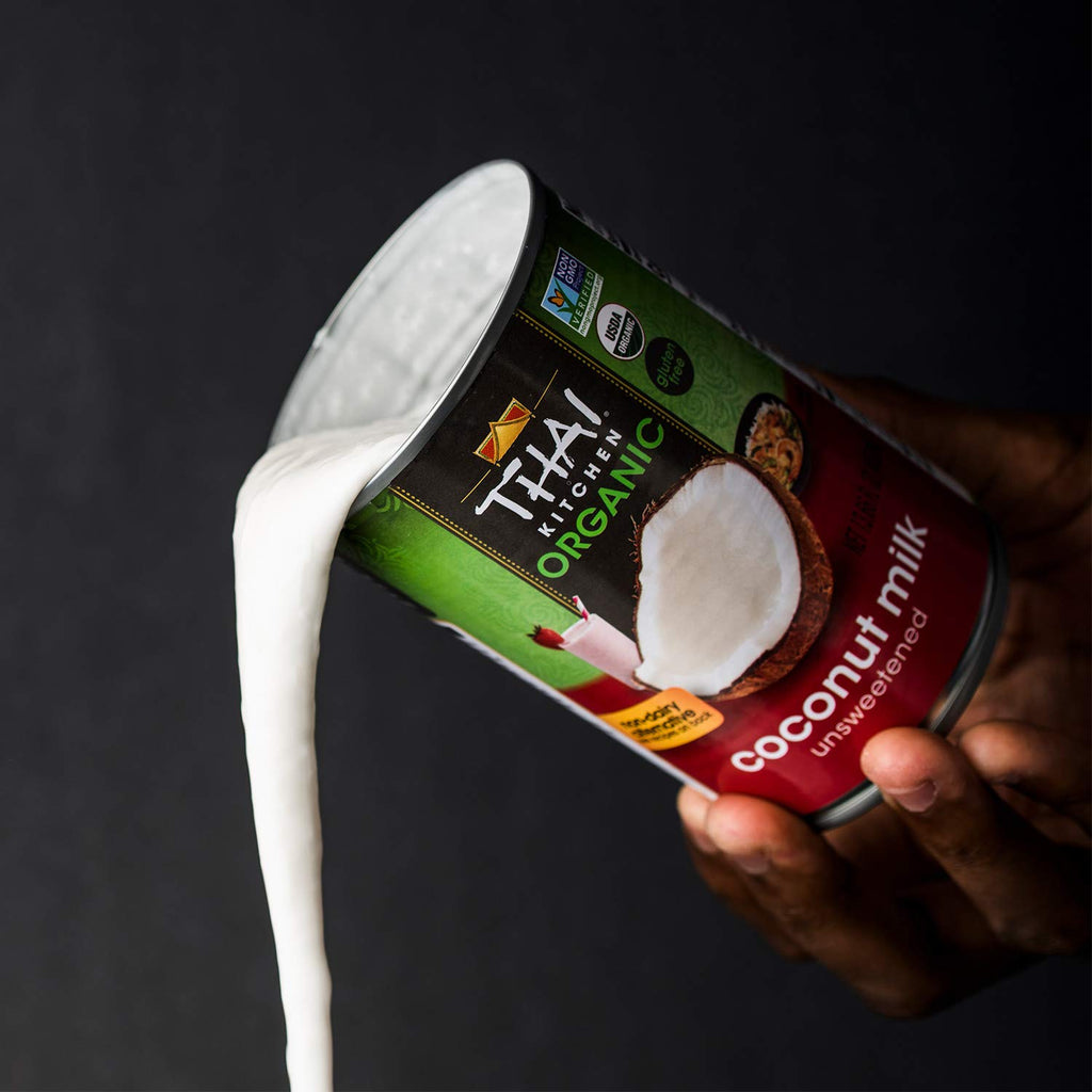 Thai Kitchen Organic Unsweetened Coconut Milk, 13.66 fl oz- pack of 12