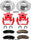 (KC2050) 1-Click Performance Brake Kit with Calipers