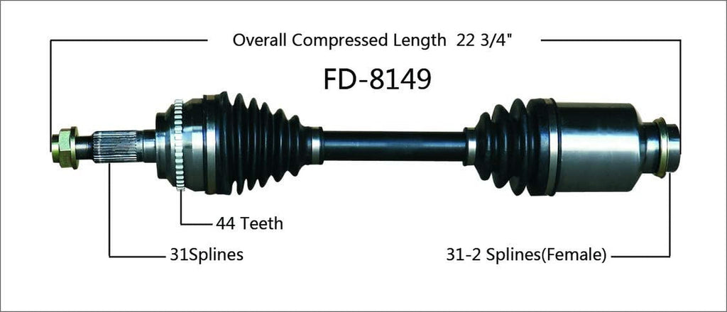 FD-8149 CV Axle Shaft
