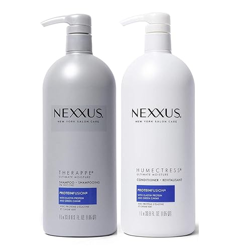 Nexxus Deep Hair Hydration Therappe Caviar Complex 33.8 floz and Humectress Caviar Complex Conditioner 33.8 floz