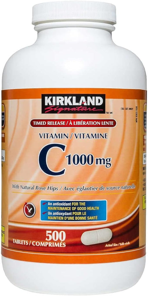 Kirkland Signature Vitamin C, 1000mg, 500 Tabs