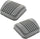 Dorman Clutch & Brake Pedal Cover Pad Kit Pair Set Compatible with ford Mercury
