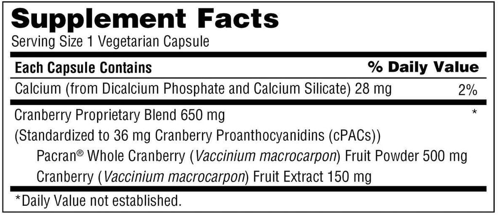 trunature Cranberry 650 mg, 140 Vegetarian Capsules (2 Pack)