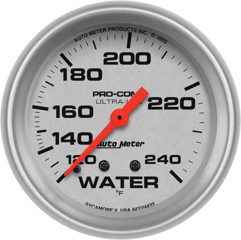 4432 Ultra-Lite Mechanical Water Temperature Gauge