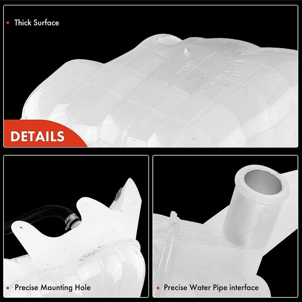A-Premium Engine Coolant Overflow Recovery Reservoir Tank [W/Cap & Tubing] Compatible with International Harvester 3200 4100 4100 SBA 4200 4200LP 4300 4300LP 4400 7300 8500, Replace # 2602943C91