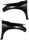 Compatible with Toyota Tundra Fender 2007 08 09 10 11 12 2013 Driver and Passenger Side Pair/Set | Front | Limited / SR5 / Platinum/Base | TO1240217 + TO1241217 | 538020C170 + 538010C190