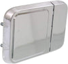 for International 4700LP Exterior Door Handle 1990-2002 Driver or Passenger Side | Single Piece | Front | Chrome | W/Key Hole | Trim: Base