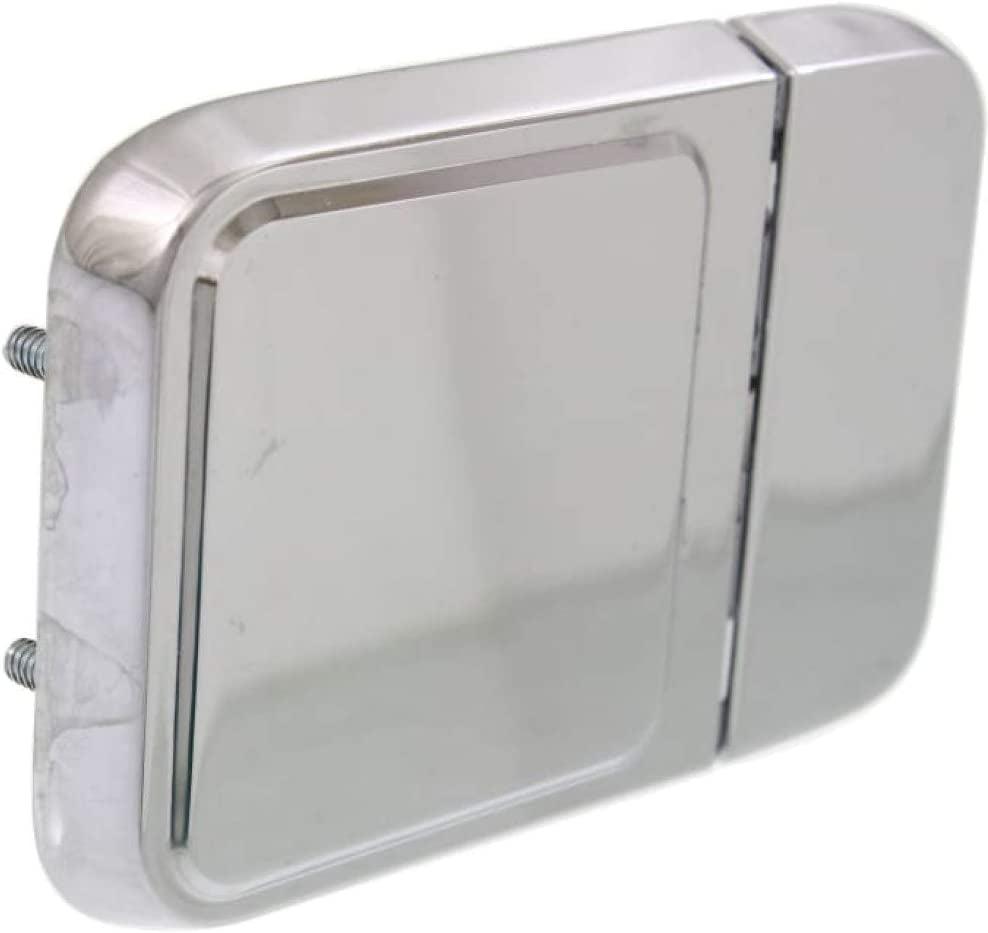 for International 4700LP Exterior Door Handle 1990-2002 Driver or Passenger Side | Single Piece | Front | Chrome | W/Key Hole | Trim: Base