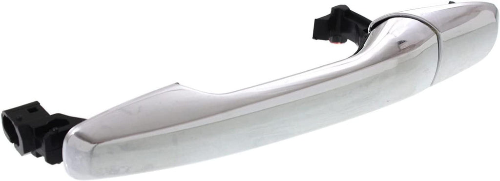 Front or Rear Exterior Door Handle Set of 2 Compatible with 2011-2014 Ford Edge, Fits 2011-2017 Ford Explorer Chrome Driver and Passenger Side