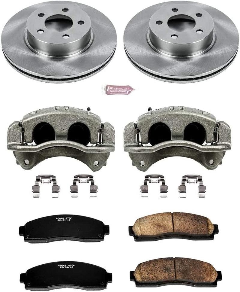 KCOE1923 Autospecialty 1-Click OE Replacement Brake Kit with Calipers