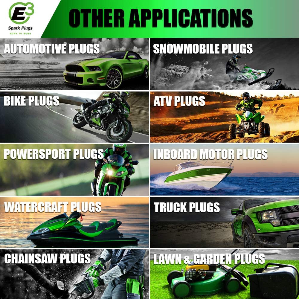 E3.70 Premium Automotive Spark Plug W/Diamondfire Technology (Pack of 1)