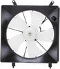 600530 Cooling Fan Assembly Compatible with 2002-2006 Honda CRV , Black