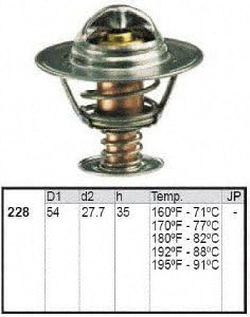 Motorad 228-160 Thermostat
