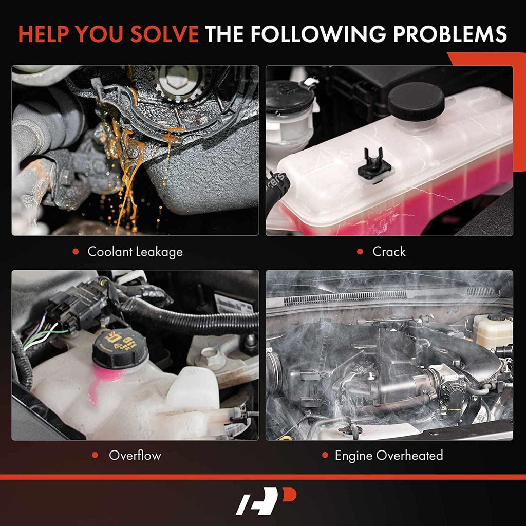 A-Premium Engine Coolant Overflow Recovery Reservoir Tank Compatible with Mini Cooper 2002-2008 L4 1.6L, Replace # 17137529273, 17107515499