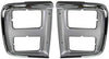 Chrome Headlight Trim Bezel for Dual Headlights Pair Set for 85-91 GMC Chevy Van